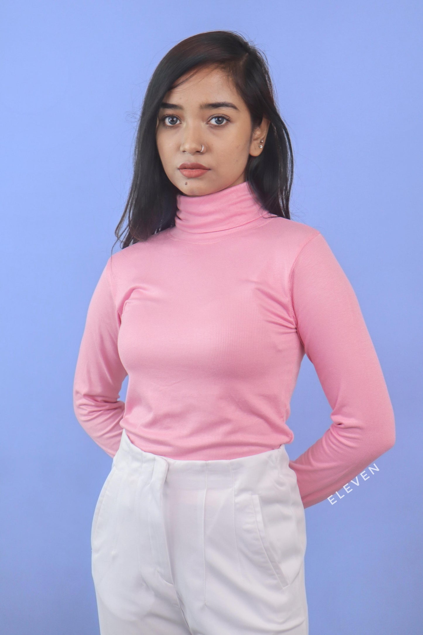 Baby Pink Turtle Neck