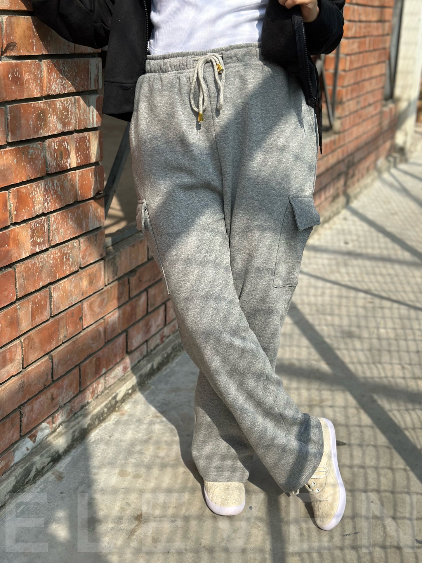 Gray Baggy Sweatpant
