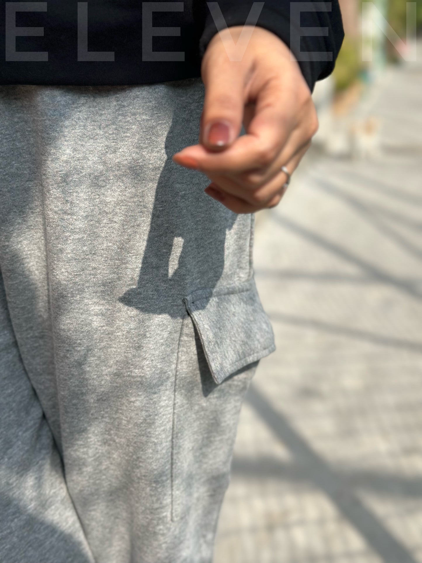 Gray Baggy Sweatpant
